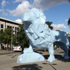 Xavier Veilhan Fibreglass Sculpture Resin Lion Statue