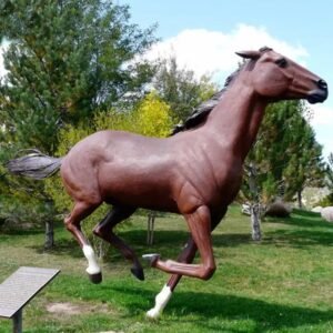 Outdoor Lifesize Bronze Horse Statue