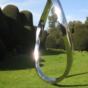 Metal Contemporary Art Stainless Steel Abstract Sculpture