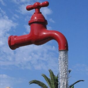 Metal Floating Faucet Water Fountains Sculpture