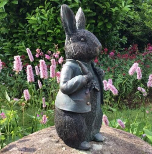 Outdoor Garden Statue Bronze Peter Rabbit