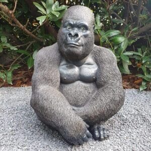 Garden Decoration Resin Sitting Gorilla Statue