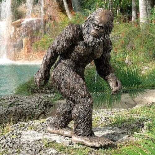 Outdoor Decor Garden Sculpture Bigfoot Sasquatch Statue