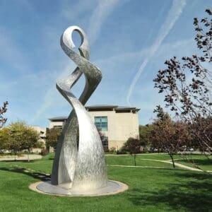 Modern Metal Art Stainless Steel Statue